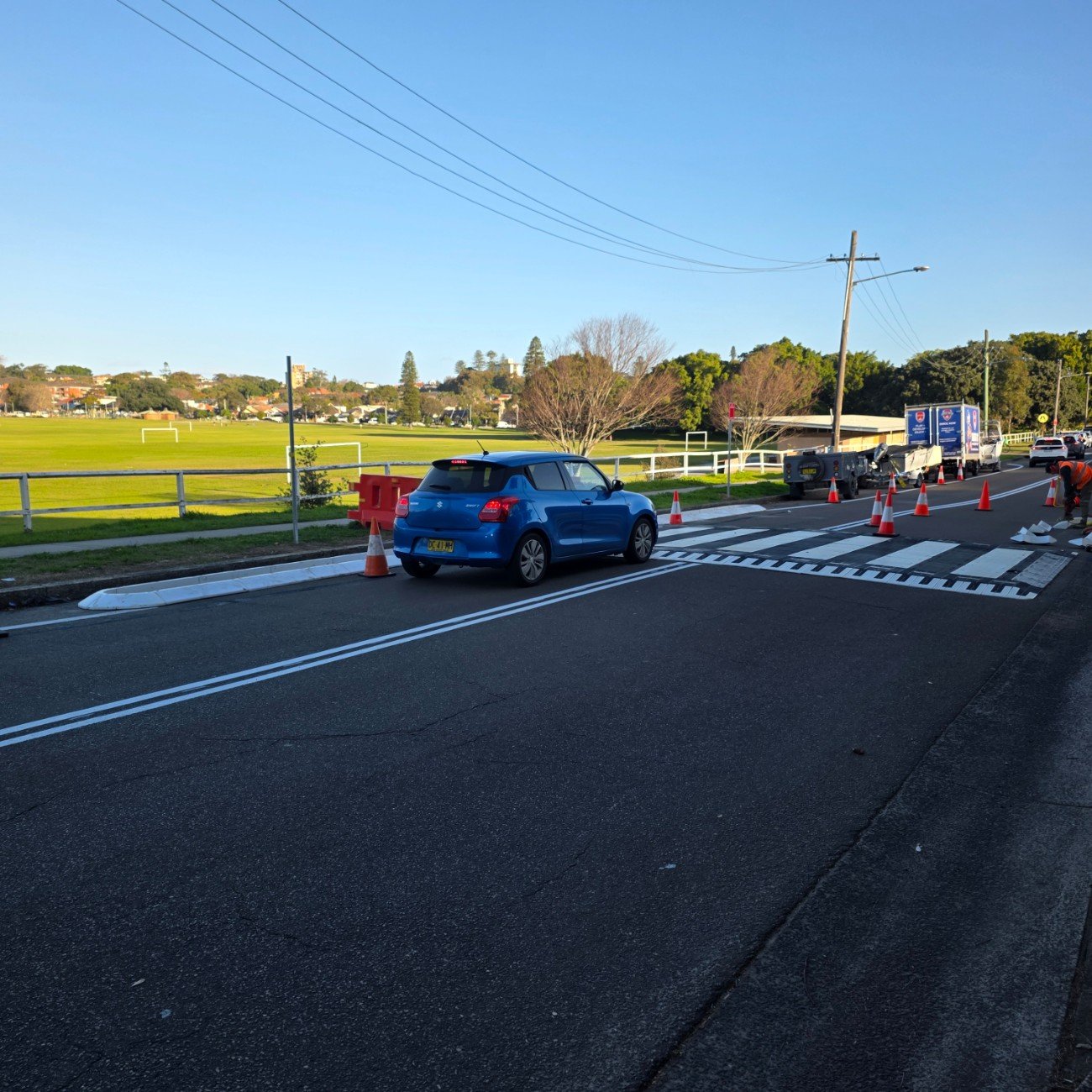 Fixture installation, Road Line marking, Signage installation, Line marking removal - Image 1
